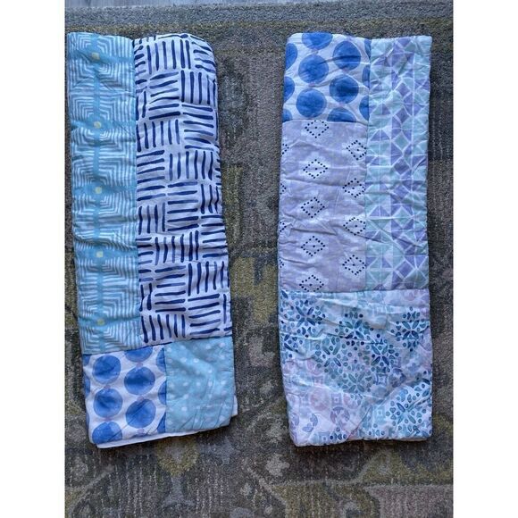 Pottery Barn Teen Quilted Abstract Design Bed Pillow Sham Set - Picture 1 of 6